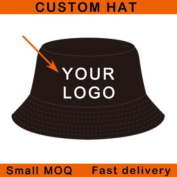 Chapéu balde 100% algodão material feminino equipado moda headwear pequena quantidade ao ar livre esporte pesca personalizado cap2358