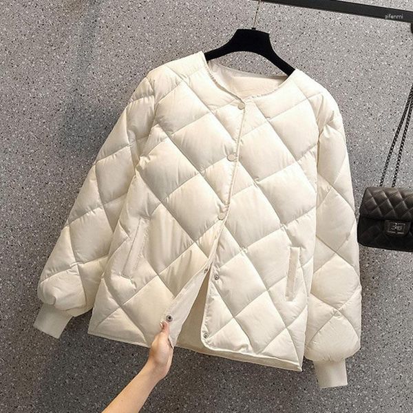 Delle donne Trench Giacca Invernale Donna Parka 2023 Addensare Cappotto Caldo Parka di Modo Delle Donne Streetwear Leggero Trapuntato