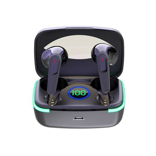 Оптовая продажа Bluetooth-гарнитуры, водонепроницаемая гарнитура IP4, стереогарнитура Bluetooth 5.3, встроенный микрофон с шумоподавлением и великолепный чехол для зарядки
