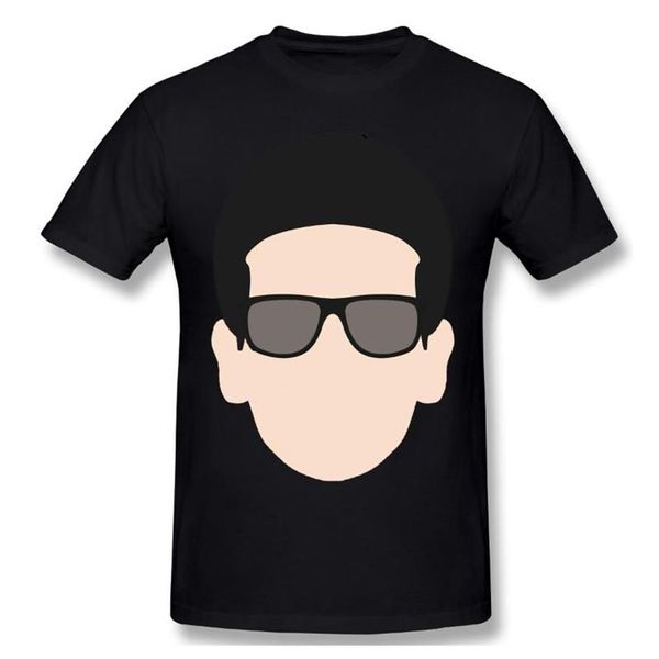 Мужские футболки Man Roy And Orbison Head Illustrationот JPRT T17 Case Everyday Casual Graphic Tshirt227t