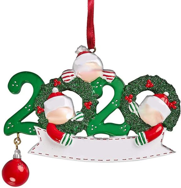 Рождественские украшения, Деревянный снеговик, Рождественская елка, подвесной кулон, Рождественская елка, подвеска Санта-Клауса с маской, семейная оптовая продажа