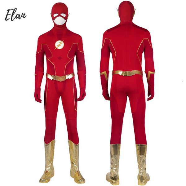 Adulto masculino flash zentai terno vermelho flash 8 cosplay barry allen cosplay traje customizável flash cosplay bodysuit barry costumecosplaycosplay