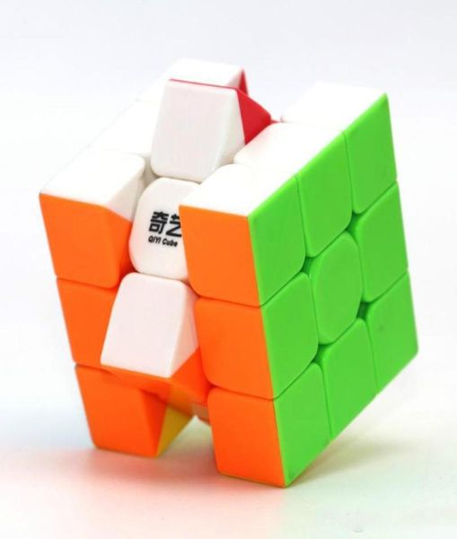 2021 qiyi cubo de velocidade mágico rubix cubo guerreiro 55cm adesivo de giro fácil durável para jogadores iniciantes 8257249