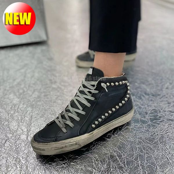 Itália marcas designer sapatos drity novo lançamento moda super bola estrela tênis feminino sapatos de alta qualidade sapatos de luxo m1015