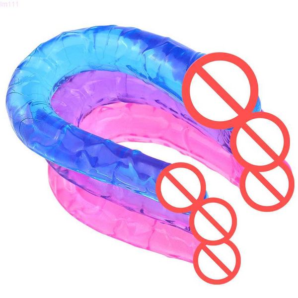 Brinquedos adultos do sexo para a mulher lésbica real silicone vibrador feminino duplo realista pênis vibradores produtos de sexo anal