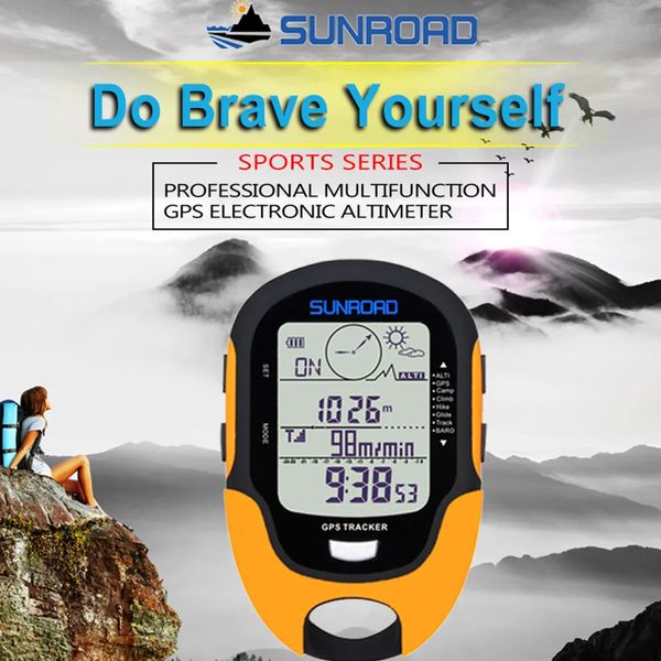 Gadgets ao ar livre portátil digital altímetro barômetro bússola localizador portátil receptor de navegação GPS para camping caminhadas pesca escalada 231006