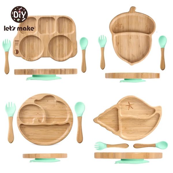 Tazze Piatti Utensili Realizziamo set per l'alimentazione in legno Forniture per l'alimentazione dei bambini Piatti in bambù con tazza in paglia di silicone Stoviglie per bambini Set regalo personalizzato 231006