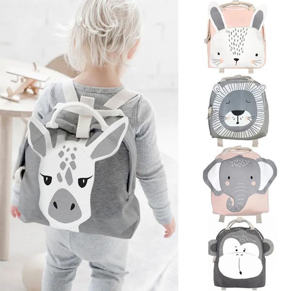 Schultaschen Rucksäcke Kinderrucksack Kleinkind Kinder Schultasche für Baby Süße Tasche Junge Mädchen Licht Kaninchen Schmetterling Löwe 231006