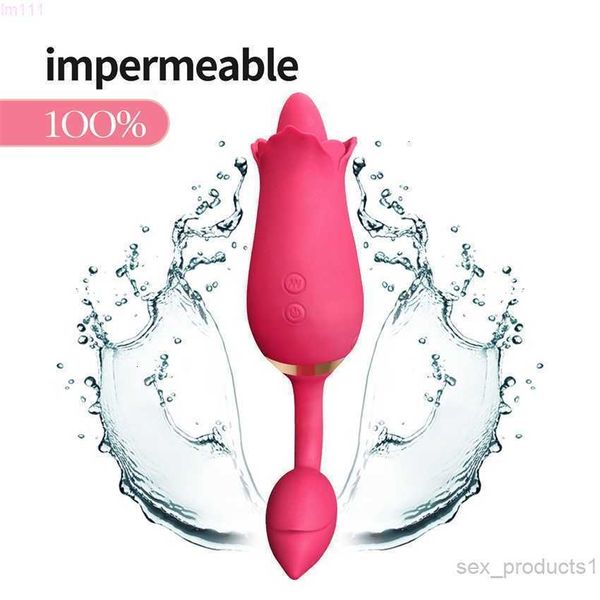 Oyuncak Seks Masajı Yetişkin Ürünleri Tulip Çiçek Titreşimli Dil Taşıma Dildo Kadın Mastürbatörü Erotik Malzemeler Sessiz Su Geçirmez Vibrator888mb