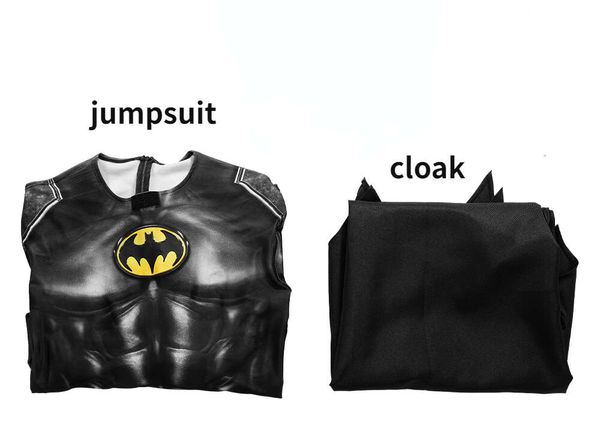 Mens Cosplay Bat Man Suit Rous