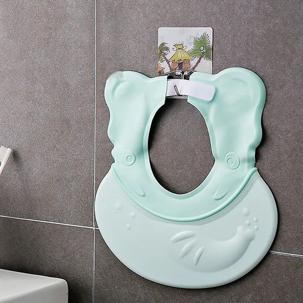 Cuffie per doccia Baby Shower Cuffia morbida Cappello per lavaggio capelli regolabile per bambini Protezione per le orecchie Sicuro per bambini Shampoo Doccia per il bagno Proteggi copricapo 231006