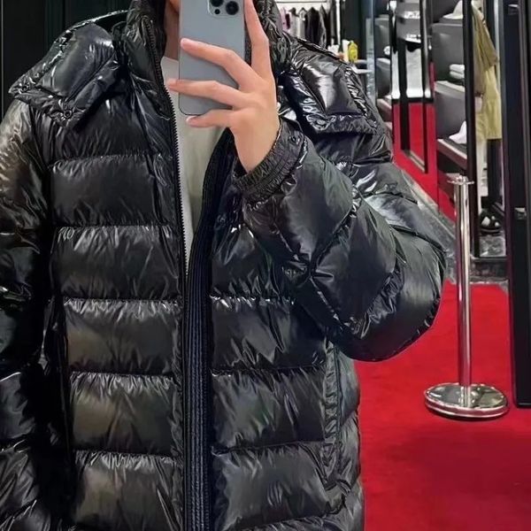 Parka in piumino da uomo Autunno e inverno Piumino con cappuccio da uomo e da donna Y2K Giacca casual Braccio lettera stella Lo stesso tipo caldo cappotto di moda 231005