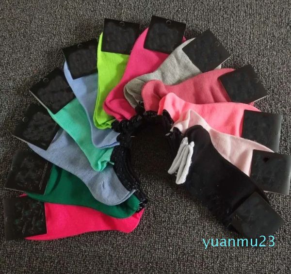 Носок Болельщица Спортивные носки Подростковые носки до щиколотки Разноцветные с бумажной доской