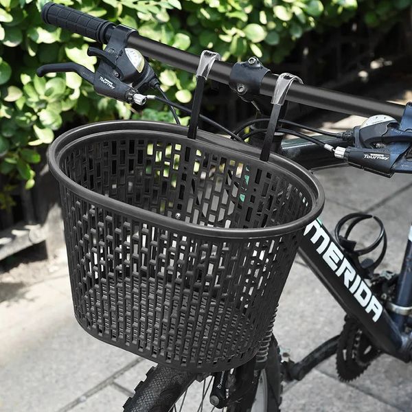 Panniers çantaları büyük kapasiteli bisiklet sepeti dağ bisikleti katlanır bisiklet sepeti bisiklet asılı sepet ön sepet bisiklet aksesuarları 230928