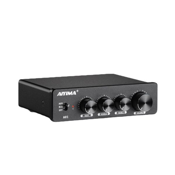 Aiyima a01 tpa3116 amplificador de áudio classe d amplificador potência som alta fidelidade música estéreo amplificador amplificador de cinema em casa