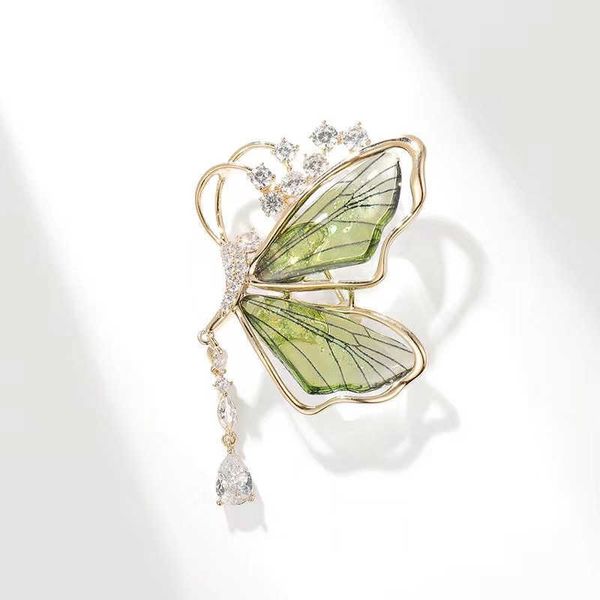 Tasarımcı Lüks Broş Cheongsam Preslenmiş plaket kelebek püskül broş lüks ve lüks böcek broş hardigan takım elbise broş canlı akış aksesuarları
