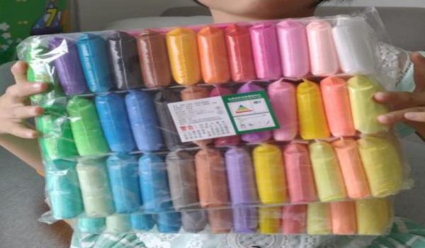 Plastilina essiccata all'aria Argilla da modellare Giocattolo educativo 5D per pasta da gioco regalo 36 colori Plastilina leggera Slime Polimero per bambini 2205248809