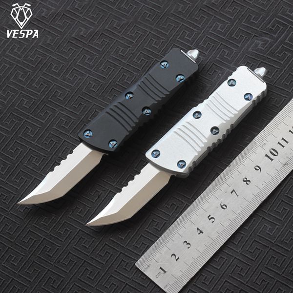 Нож VESPA MiNi Hellhound M390, лезвие 7075, алюминиевая ручка, выживания, EDC, кемпинг, охота, уличный кухонный инструмент, универсальный нож, ключ
