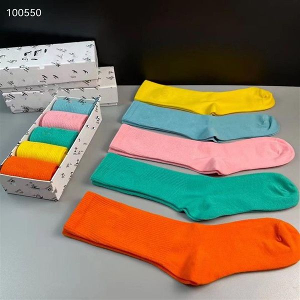 2023 Top Designer Männer und Frauen Baumwolle Gedruckt Stickerei Socken Marken Luxus Sport Herbst Winter Lange Socken Mode Bunte hap252q