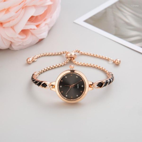 Relógios de pulso Top vendendo bonito moda pulseira relógios presentes para mulheres pulseiras relógio quartzo mulher reloj cuarzo mujer