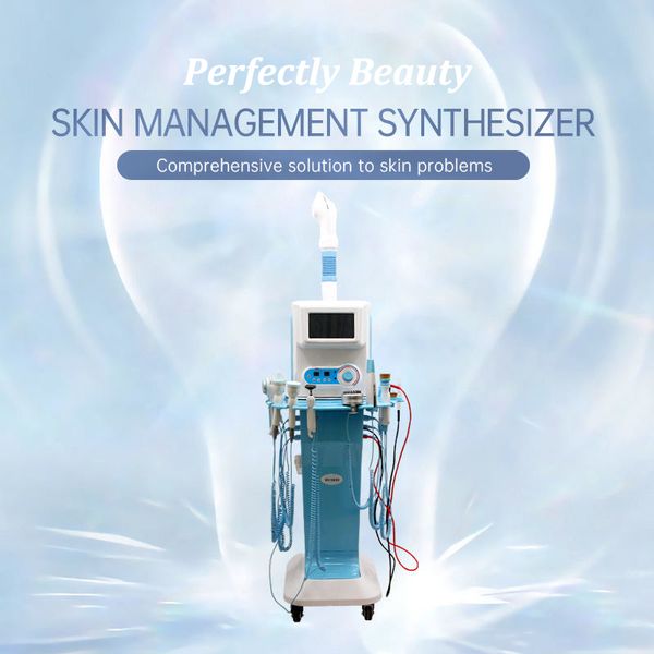 Gestione multifunzionale della pelle Tutto in uno Hydro Skin Care Strati profondi Hydra Oxygen Jet Peel Macchina per il viso Lifting per la rimozione della testa nera Salone di bellezza Uso clinico