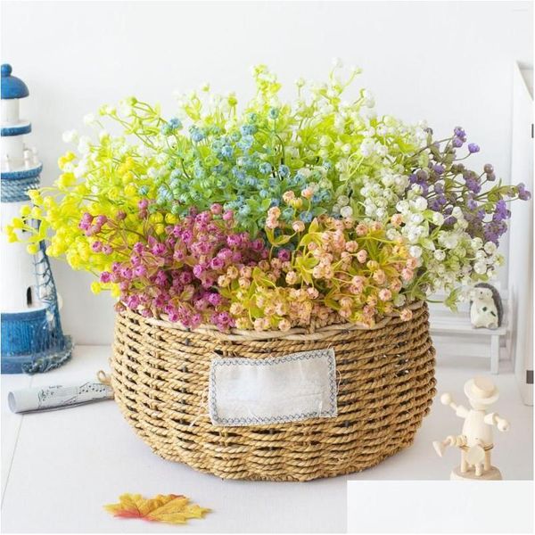 Ghirlande Di Fiori Decorativi 36Cm Nordic Ins Plastica Fl Cielo Stella Fiore Piante Simulate Artificiale Casa Soggiorno Decorazioni Goccia Deli Dhy6V