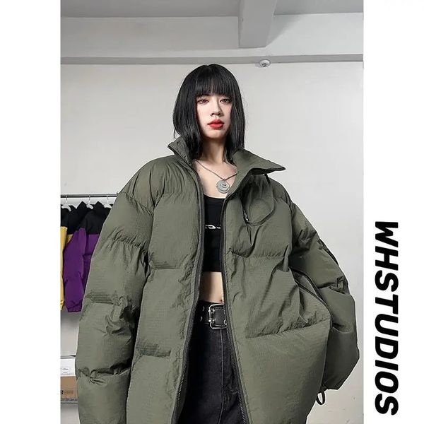 Parka da uomo in piumino 2023 inverno stile coreano Design unico con cerniera scollatura calda giacche imbottite per uomo casual soprabito di pane sciolto M3XL 231005