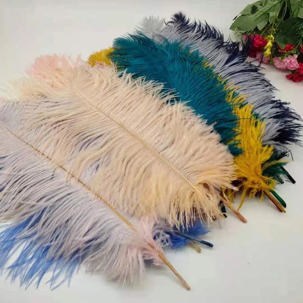 Outras ferramentas manuais Atacado 100 Pçs / lote Natural Penas de Avestruz para Artesanato 15-35cm Trajes de Carnaval Festa Casa Decorações de Casamento Plumas 231005