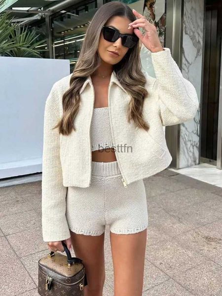 Jackets masculinos SLTNX Moda Mulher Jaquetas de bombardeiros para mulheres 2023 Spring Autumn Coats Ladies Casual com bolsos de manga longa Novo vestuário externoL231006