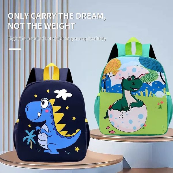 Mochilas 1 PCS Kids Backpack School Bag Cute Animal Print 231007