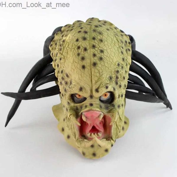 Máscaras de festa Filme Alien vs. Predator Cosplay Bodysuit Adulto Halloween PredatorCosplay Macacão com Máscara para Homens Crianças Máscaras de Halloween Q231007