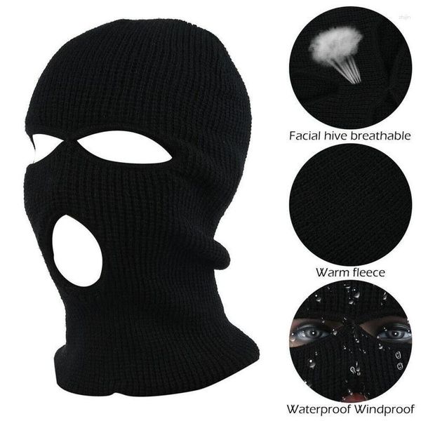 Berets máscara de esqui 2023 chapéu de inverno masculino passa montanhas para homens lã quente malha beanies mulheres cabeça capô caps bonnet equitação à prova de vento