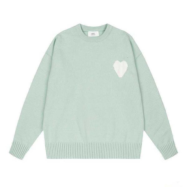 Designer Paris Kapuzenpullover De Coeur bestickt ein Herzmuster Rundhalspullover Paar Sweatshirts Vue9