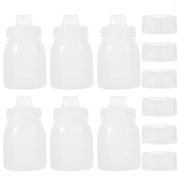 Set di stoviglie 6 pezzi Pane Bottiglia da spremere Salsa Miele Bottigliette Salse Olio Contenitori per condimenti Viaggio
