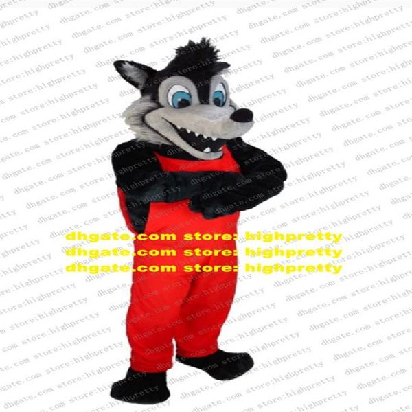 Big Bad Wolf Pete The Cat Maskot Kostümü Yetişkin Karikatür Karakter Kıyafet Takım Grup PO Klasik Hediye Takımı ZZ9534232J