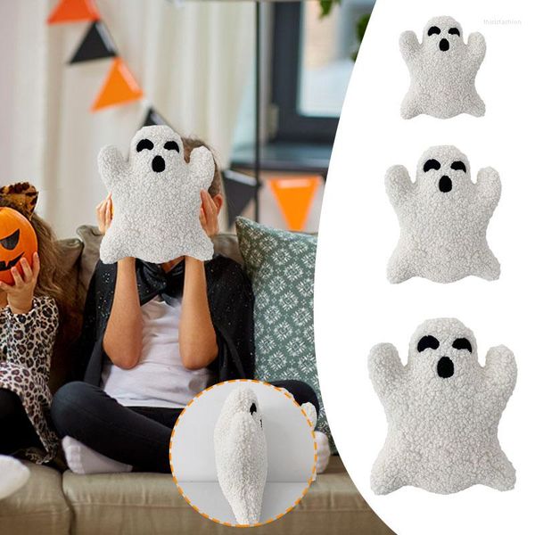 Cuscino morbido peluche fantasma divano farcito giocattolo elfo di Halloween sedia camera da letto decorativa giocattoli per bambini regalo