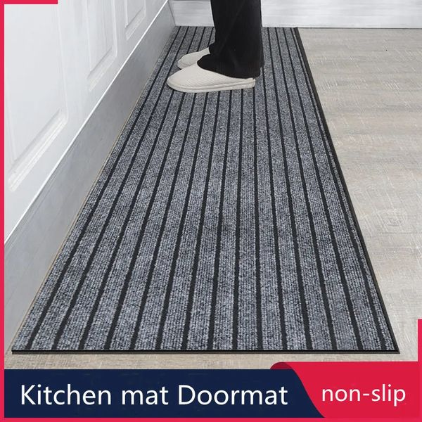 Teppiche Anti-Rutsch-Küchenmatte Bodenteppich DIY absorbieren Öl Küchenteppiche Fußmatte Langer Flurläufer Teppich Badematte Eingang Leicht zu reinigen 231006