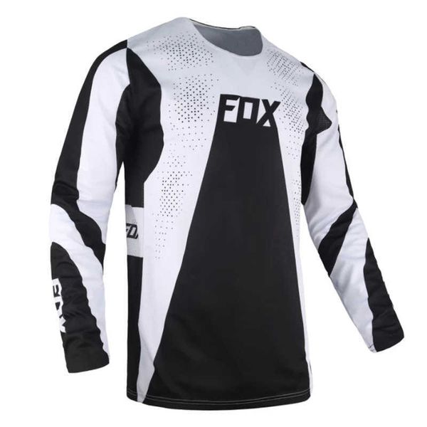 2023 Herren-T-Shirts Fox Sommer, schnell trocknend, atmungsaktiv, Mountainbike-Uniform, Outdoor-Sweatshirt