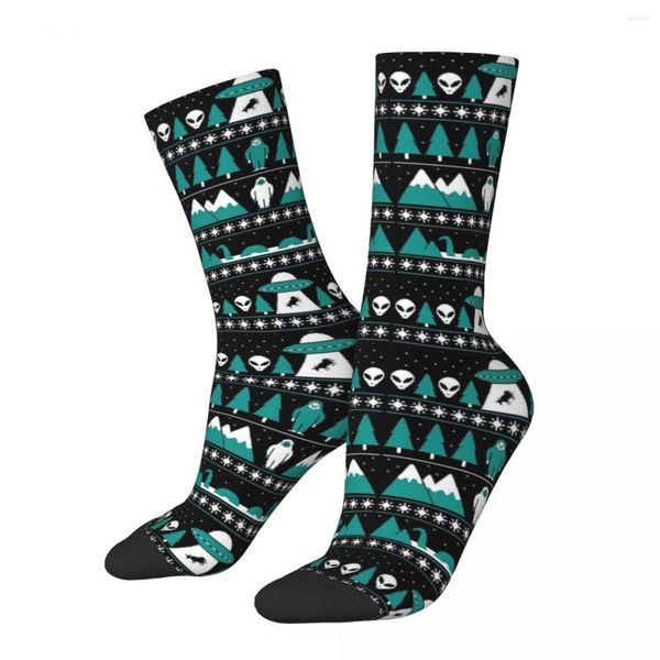 Мужские носки, всесезонные чулки для экипажа, паранормальный рождественский свитер, длинные аксессуары в стиле Харадзюку для мужчин и женщин, подарки