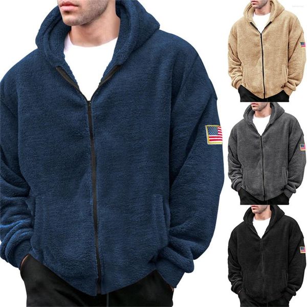 Jaquetas masculinas tamanho grande casaco de botão de inverno lapela manga comprida acolchoada para adolescentes jaqueta leve masculina para baixo