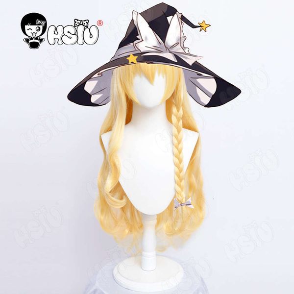 KIRISAME MARISA COSPLAY WIG ANIME TOUHOU PROGETTO COSPLAY HSIU LIGHT BRAID CRAINA A TUAGNO MACCHI