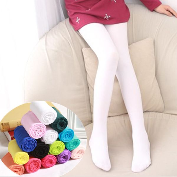 İlkbahar/Sonbahar Şeker Renkli Çocuklar Tayt Bebek Çocuklar Çocuklar İçin Sevimli Velvet Pantyhose Tayt Kızlar İçin Çoraplar Dans Taytları