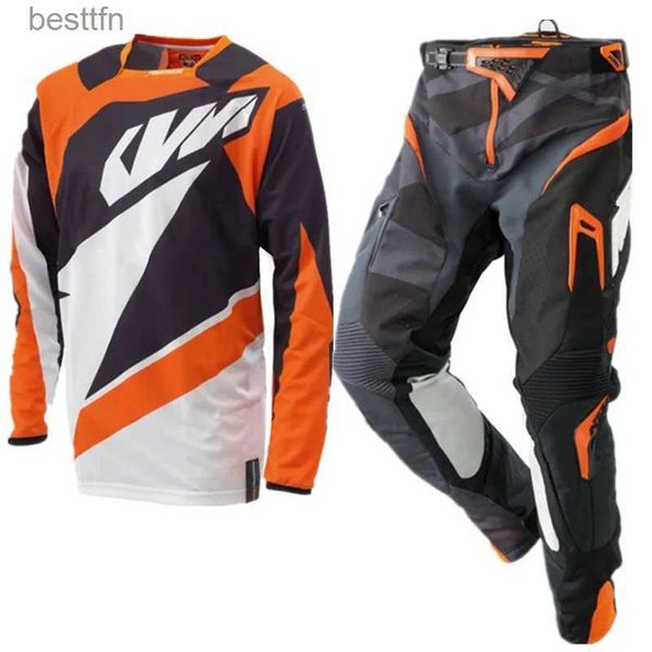 Outros Vestuário de Alta Qualidade 10 Estilos Homens MX Gear Set Combos Moto ATV e Calças Motocross MTB Off-Road Dirt Bike Roupas Terno de Corrida MenL231008