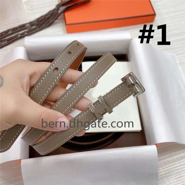 Cintura alla moda Cinture da donna con logo in metallo oro/argento, larghezza 1,5 cm, con confezione regalo