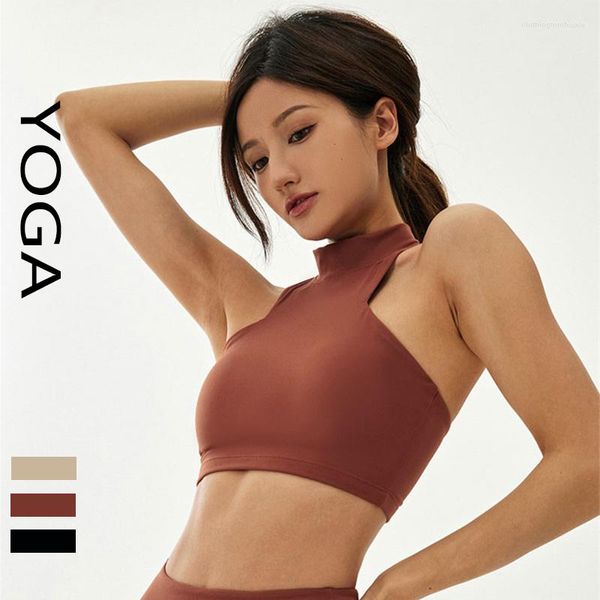 Conjuntos ativos com logotipo esportes conjunto de fitness moda feminina roupa interior náilon secagem rápida yoga calças apertadas ao ar livre jogging sem mangas colete