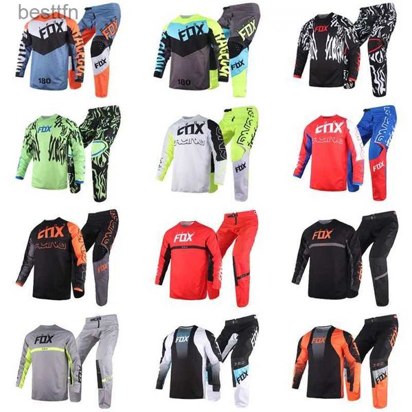 Outros vestuário MX Gear Set 180/360 Mirer Merz Trice Lux Skew Combo Pants Motocross Racing Kits Mountain Offroad Motor Suit MensL231007