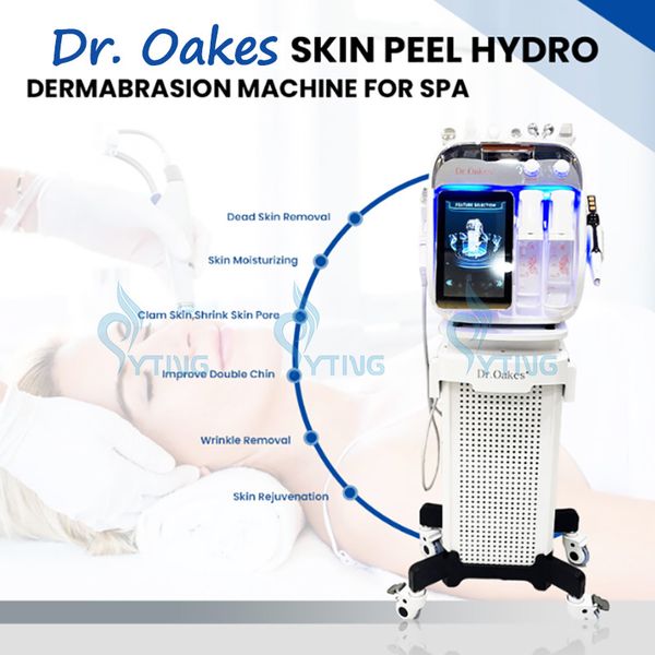 Dr. Oakes 8 em 1 Hydra Machine Hydro DermoBrasion Remoção de cabeça preta Limpeza profunda Cuidados faciais