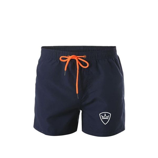 Designer de luxo calças de praia nova moda masculina shorts casuais cor sólida placa shorts estilo verão praia natação s240v