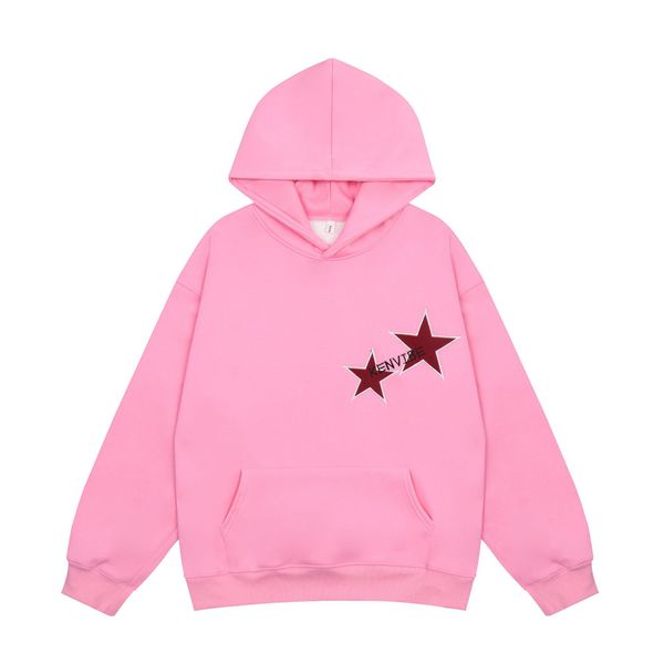 Moletom com capuz de estrela com capuz 2023 homens harajuku hip hop com capuz de grandes dimensões outono de inverno moda casual