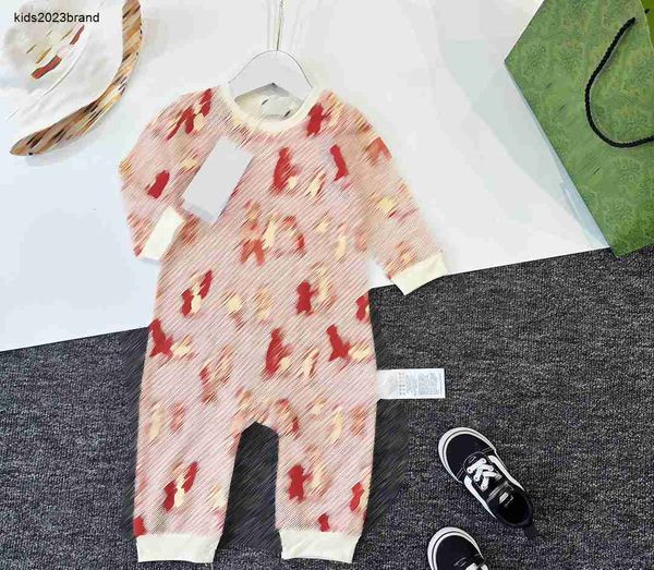 Designer-Bodysuit Katzenmuster überall auf Kinder gedruckt Baumwolloveralls Größe 59–90 CM Angenehmes Tragegefühl Klassischer Krabbelanzug Okt. 05